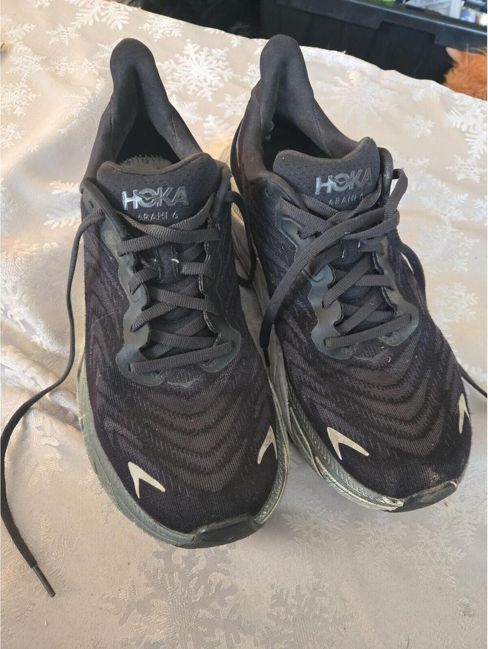 Hoka One One Arahi 6 Women's Road Running Shoes - Black - Size 9.5 - Picture 1 of 7